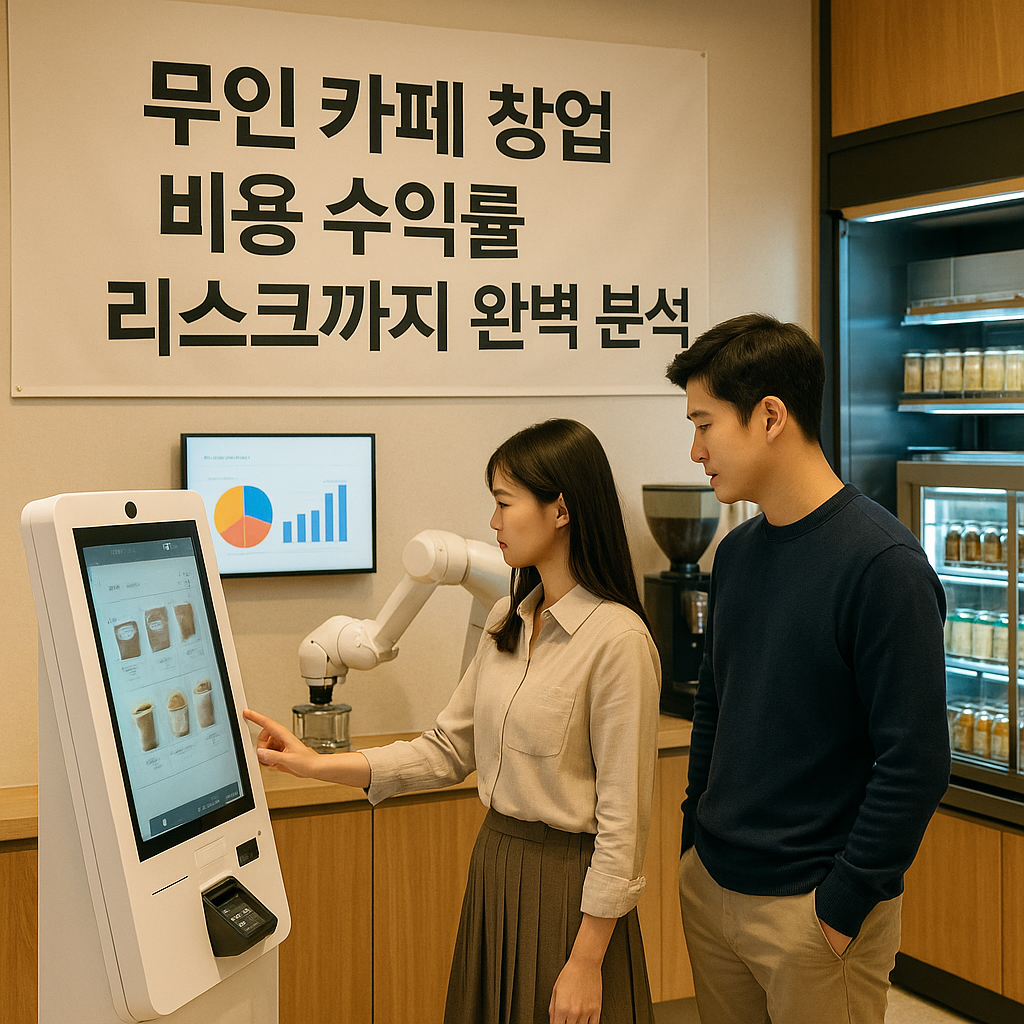 무인 카페 창업 비용 수익률 리스크까지 완벽 분석