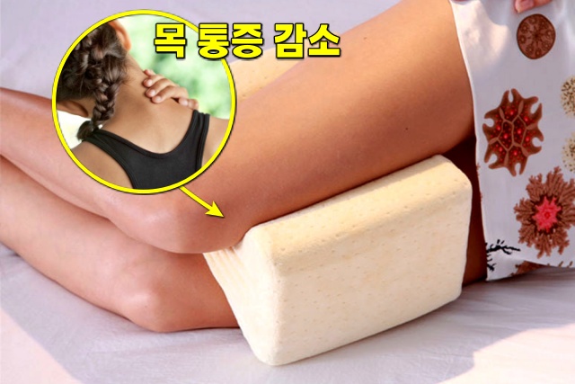 목 통증 심할때 좋은 수면 자세,건강 팁줌 매일꿀정보
