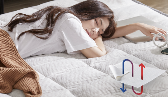 온도 변화에 강한 침대 관련 사진