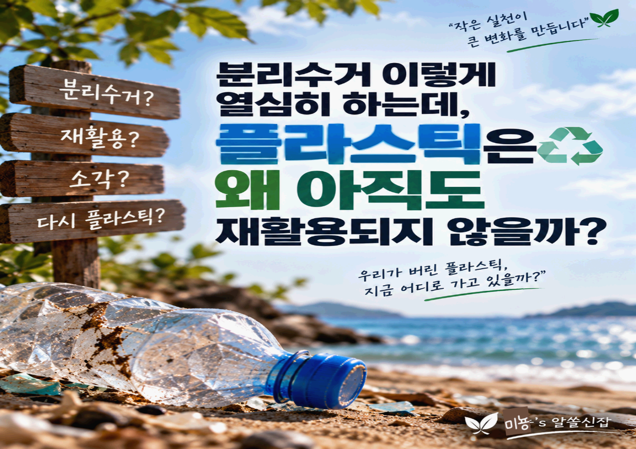 분리수거 이렇게 열심히 하는데, 플라스틱은 왜 아직도 재활용되지 않을까?