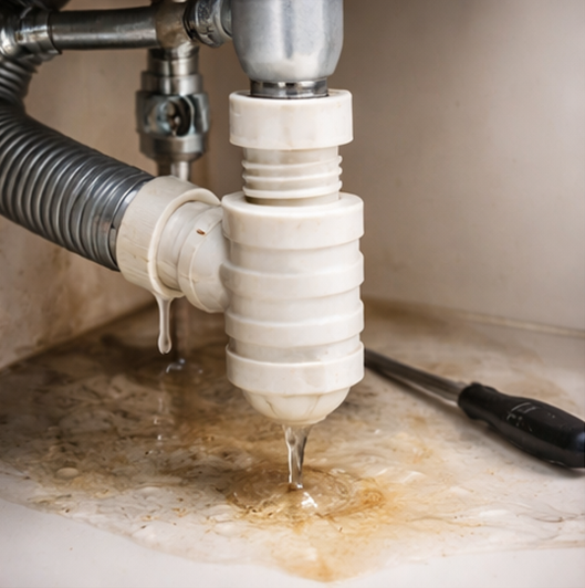 직수 찬물 누수 원인