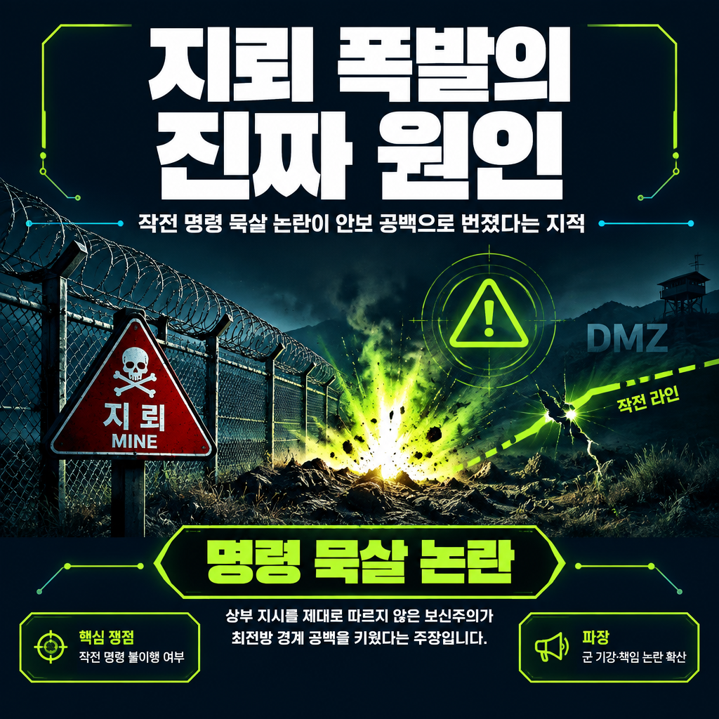 지뢰 폭발의 진짜 원인