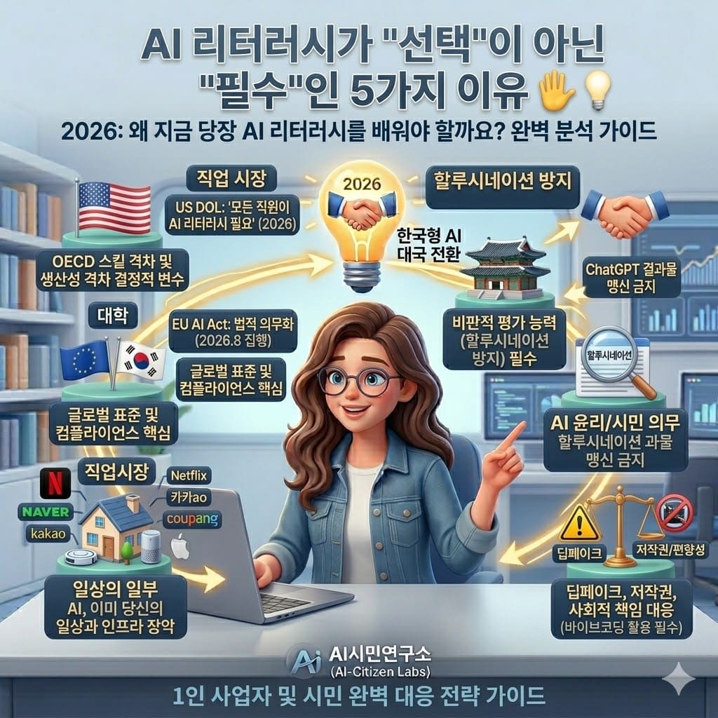 AI 리터러시가 "선택"이 아닌 "필수"인 5가지 이유