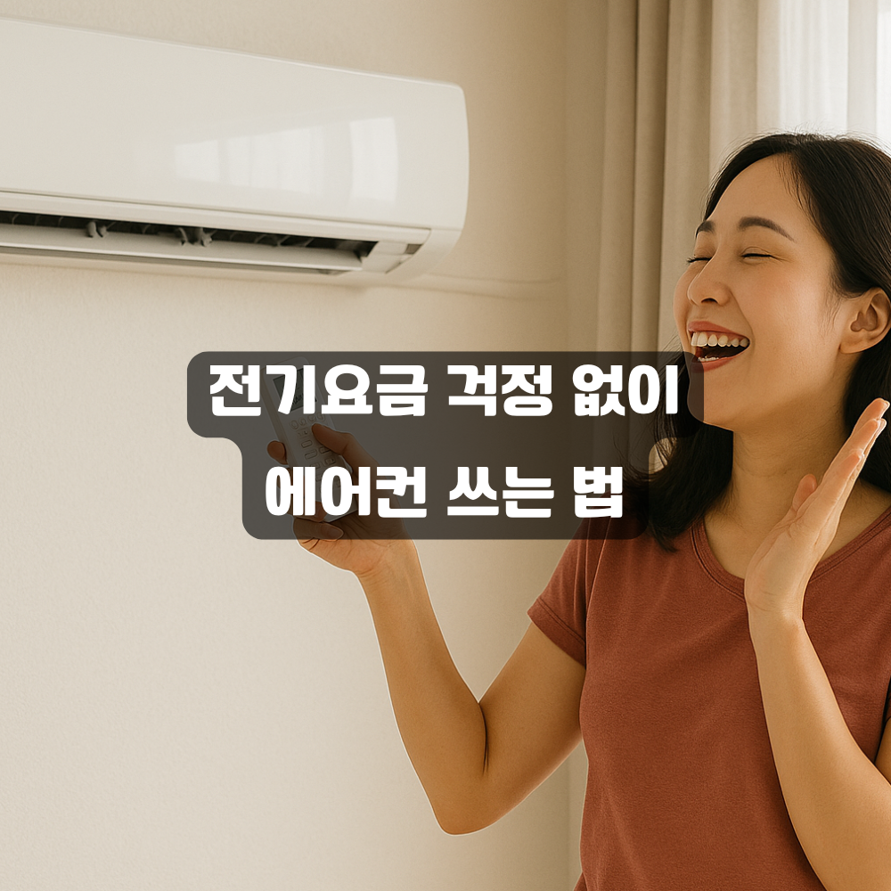 전기요금 걱정 없이 에어컨 쓰는 법