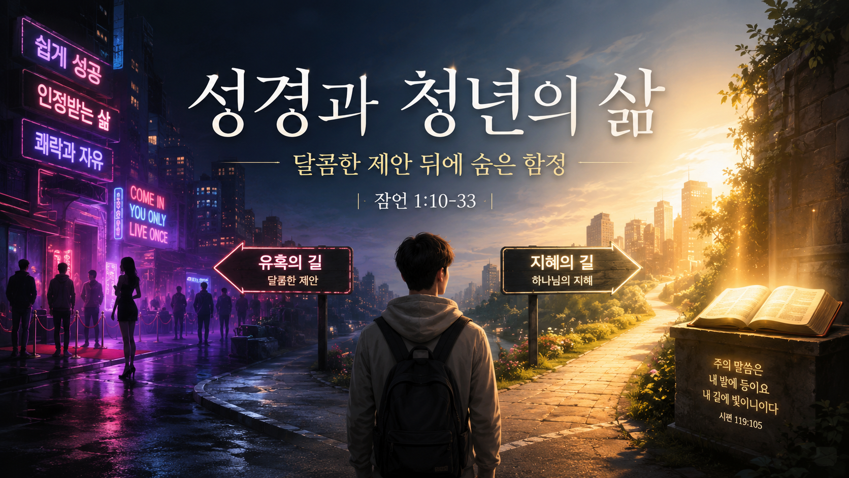 성경과 청년의 삶 - 달콤한 제안 뒤에 숨은 함정