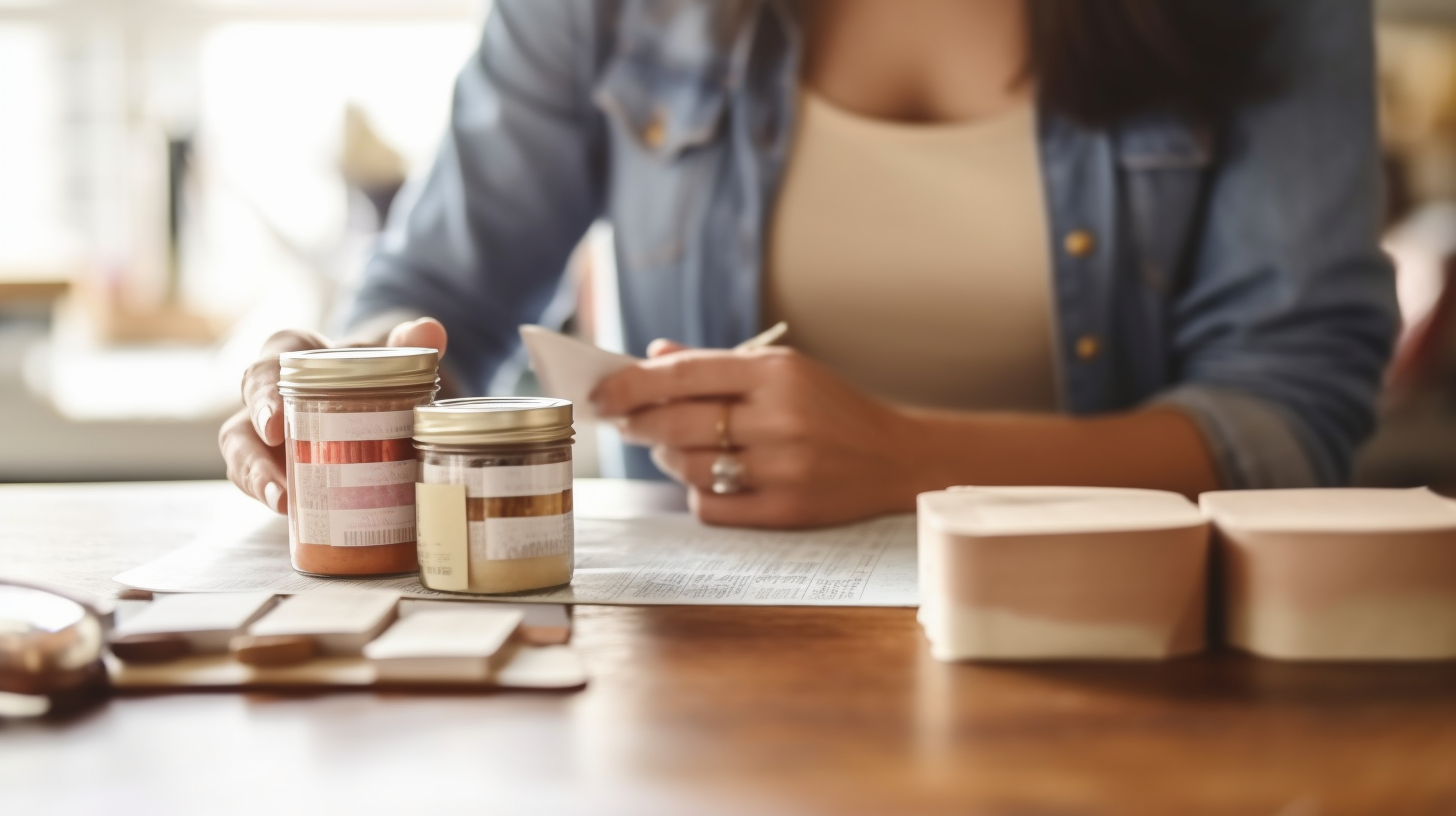 셀프 메디케이션을 위해 약의 정보를 공부중인 한 여성