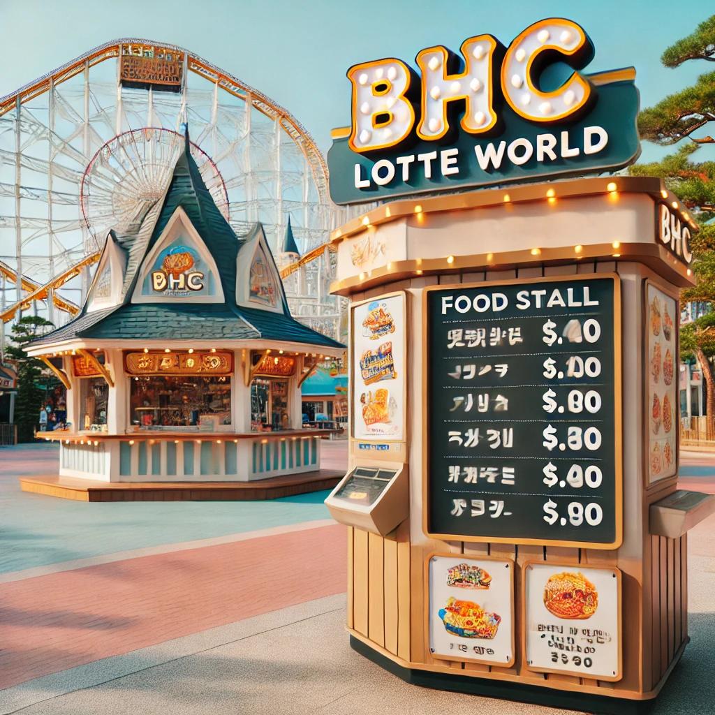 롯데월드 bhc 가격