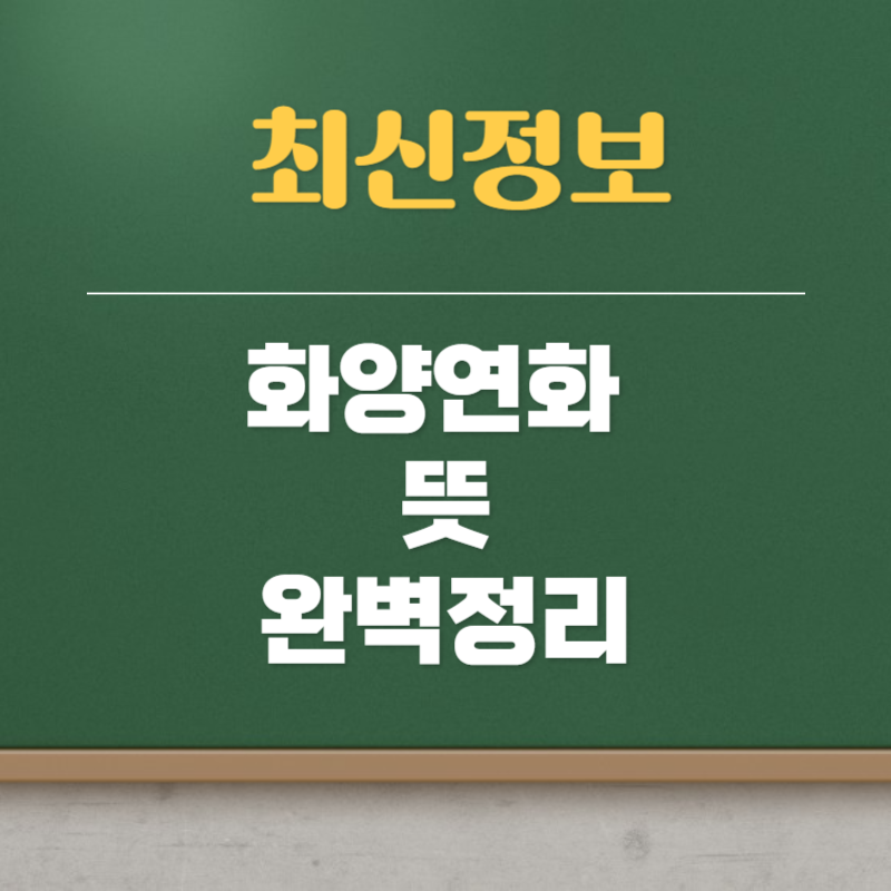 화양연화 뜻