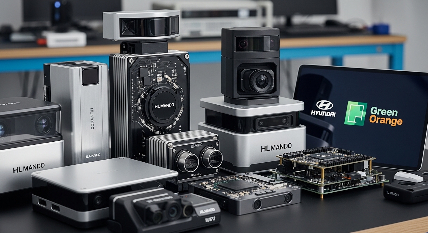 HL만도 ADAS 레이더 카메라 제어기 자율주행 센서 부품 현대차그룹 공급망 그린오렌지
