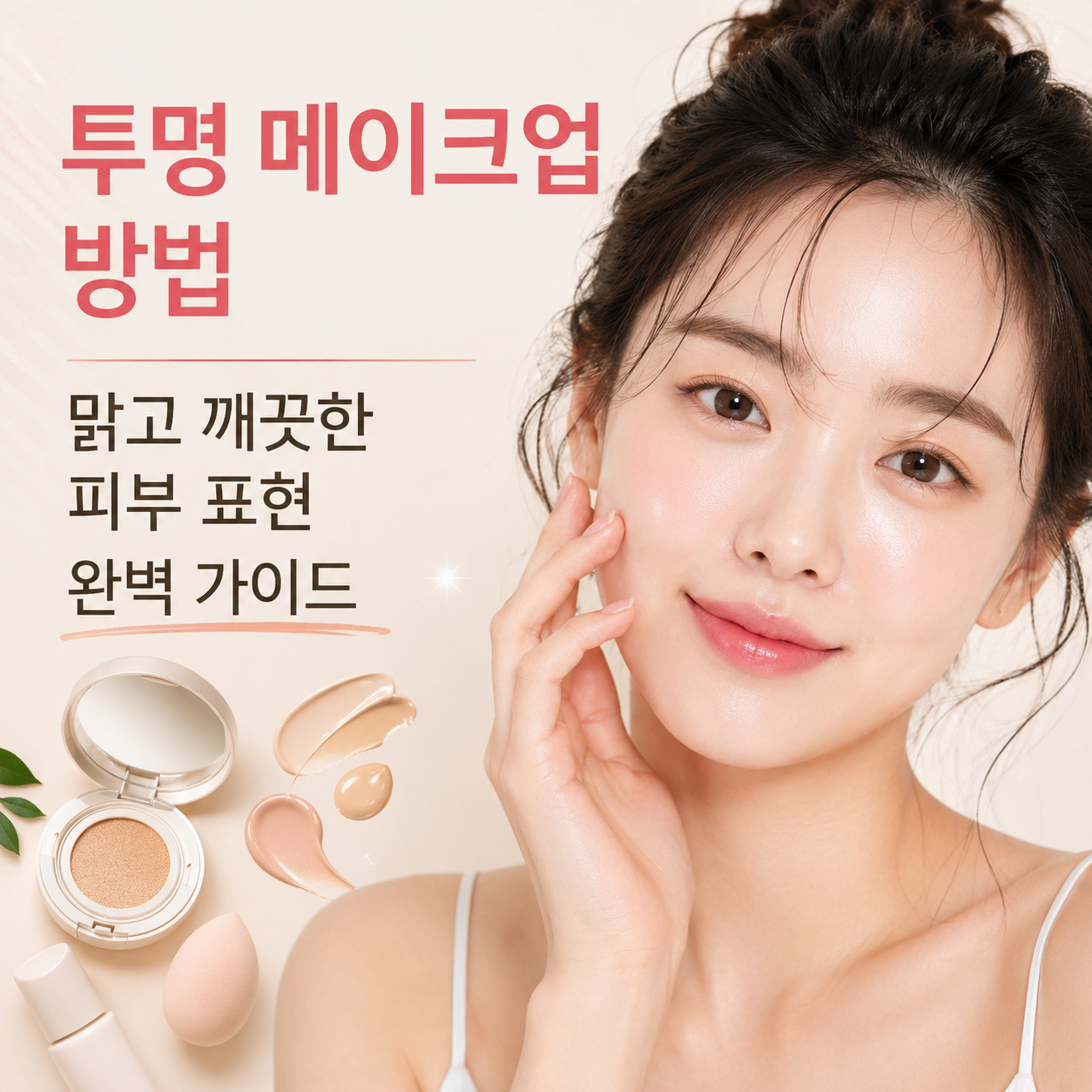 투명 메이크업 방법