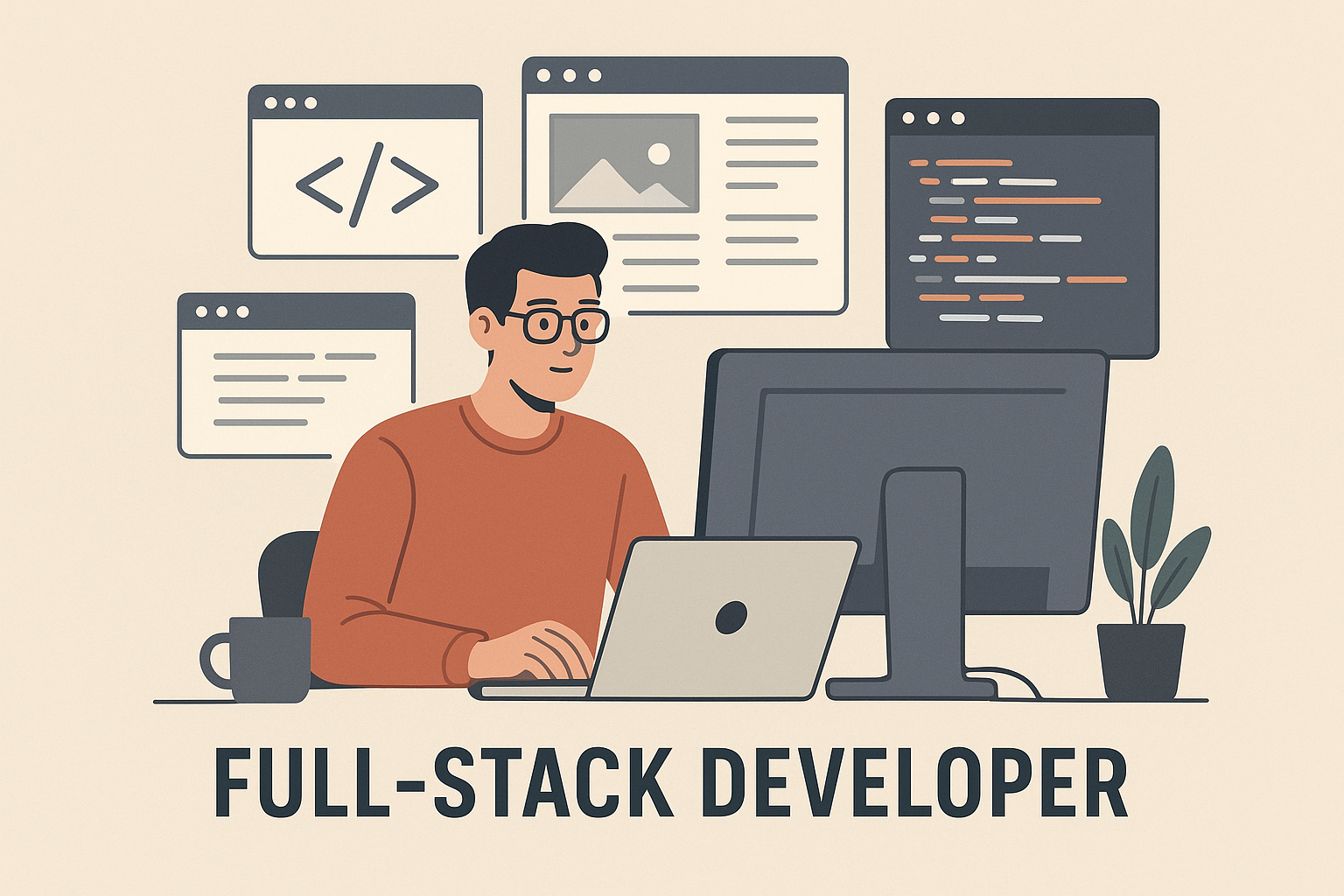 풀스택 개발자 이미지
