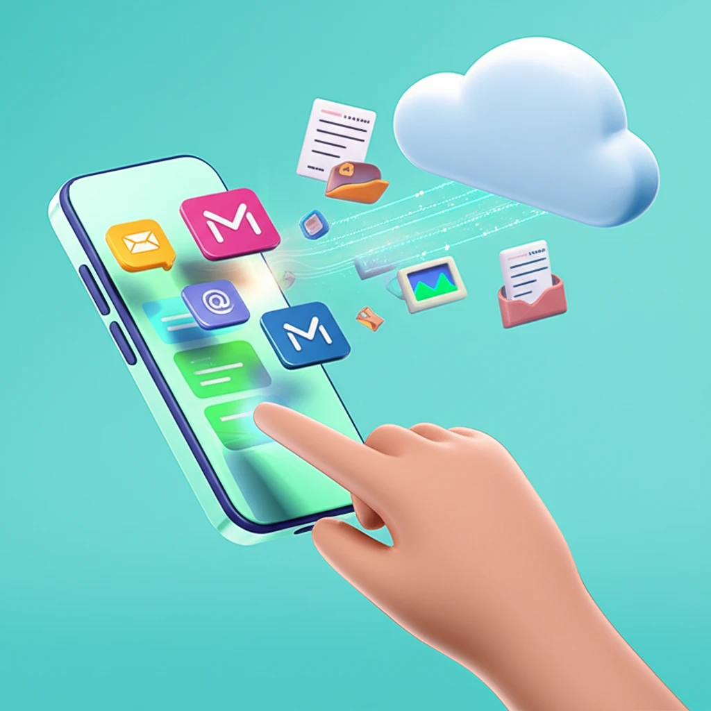 네이버 메일 앱 설치와 VIP 알림 ..