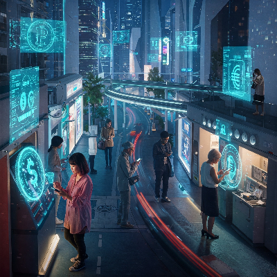 CBDC 디지털화폐의 미래도시 풍경