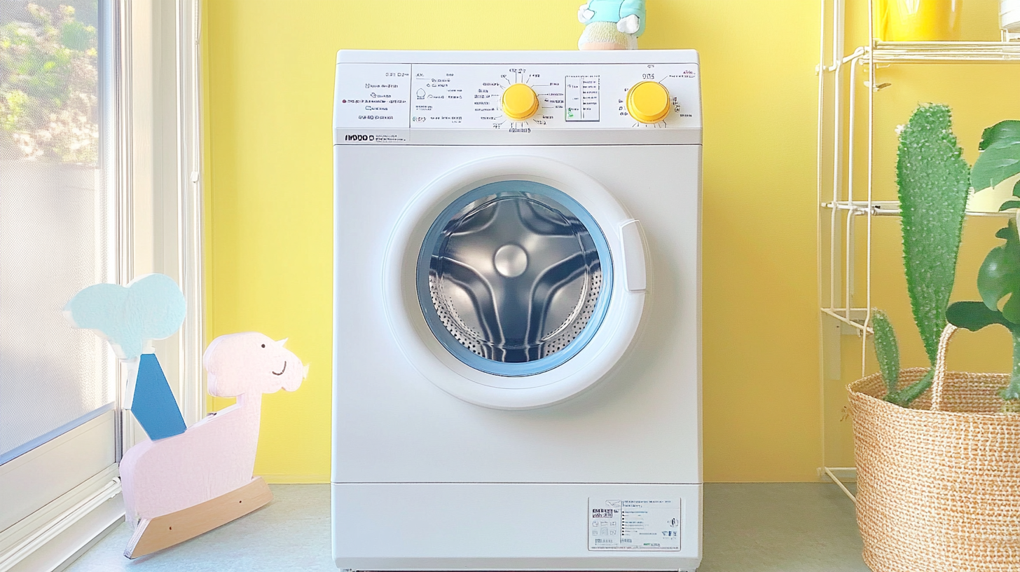 경제적인 가격에 집중한 경쟁사 A의 세탁기, 기본적인 기술로 심플한 설정.