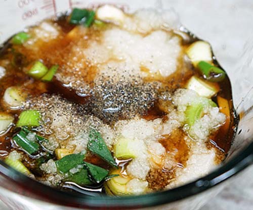 2024년 설날 음식 : 4.소갈비찜 맛있게 만드는 법 4. 갈비찜 양념 만들기