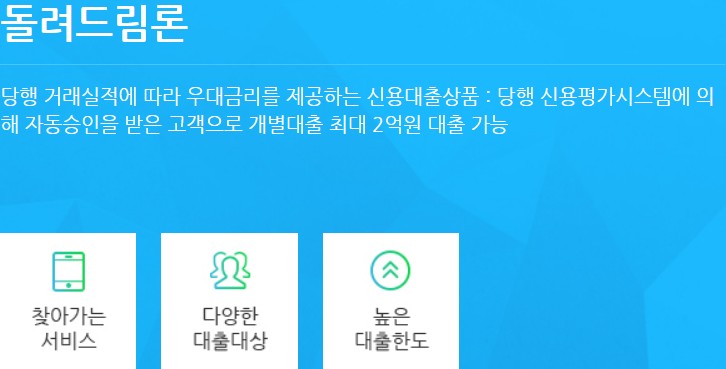제일은행 돌려드림론