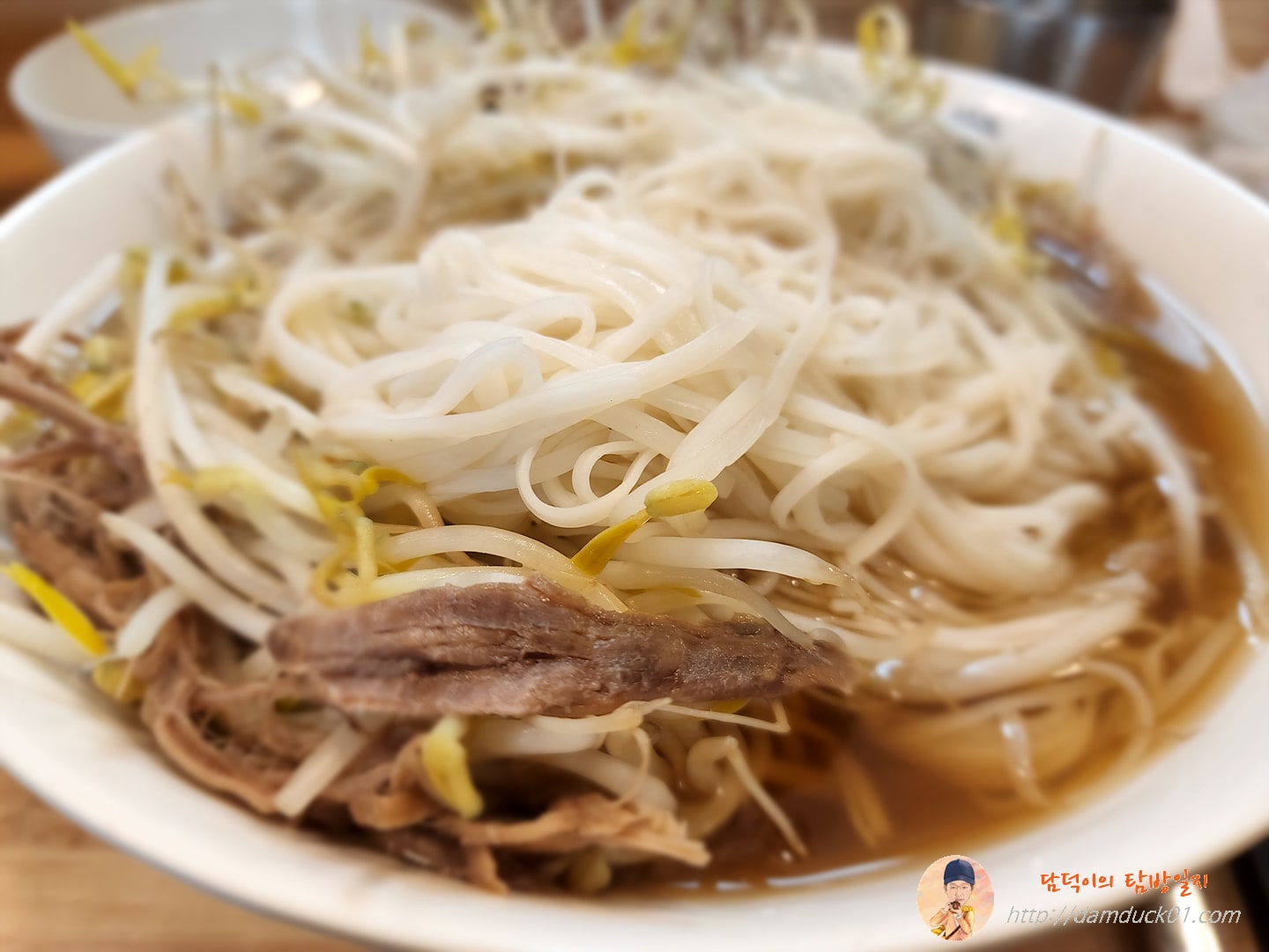 숙주 반 쌀국수 반