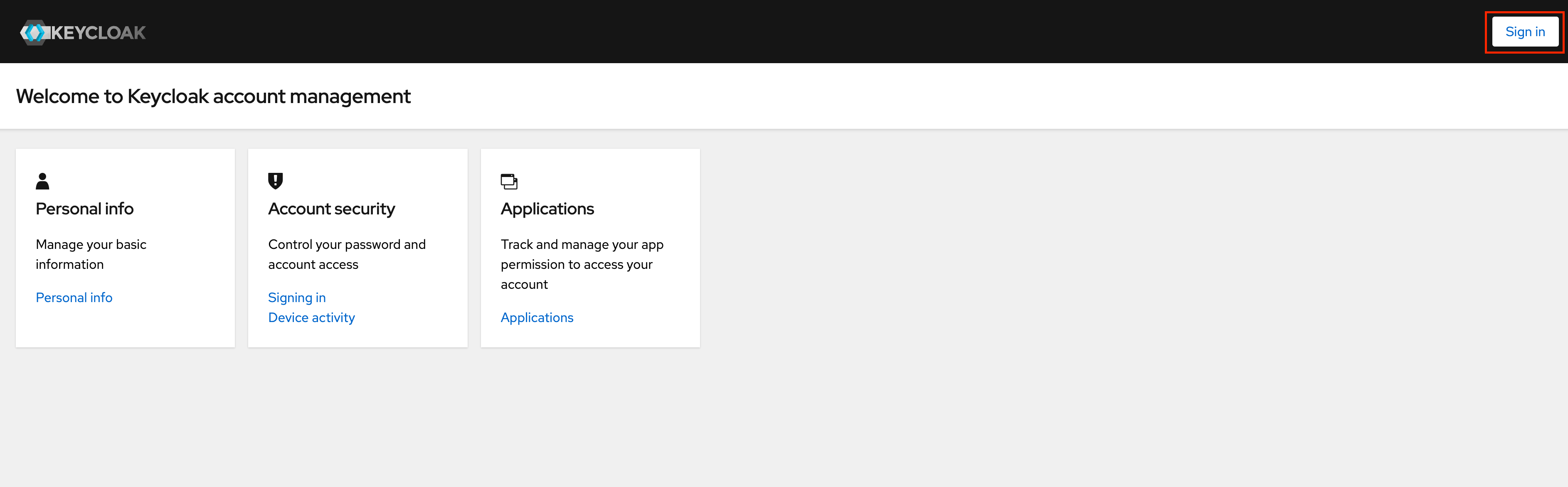 Keycloak 사용자 로그인