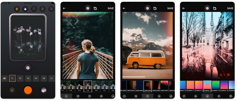필름 카메라앱 기능