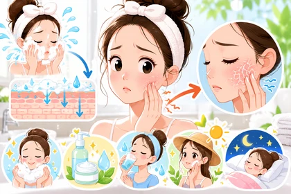 과한 세안 후 피부당김 원인8