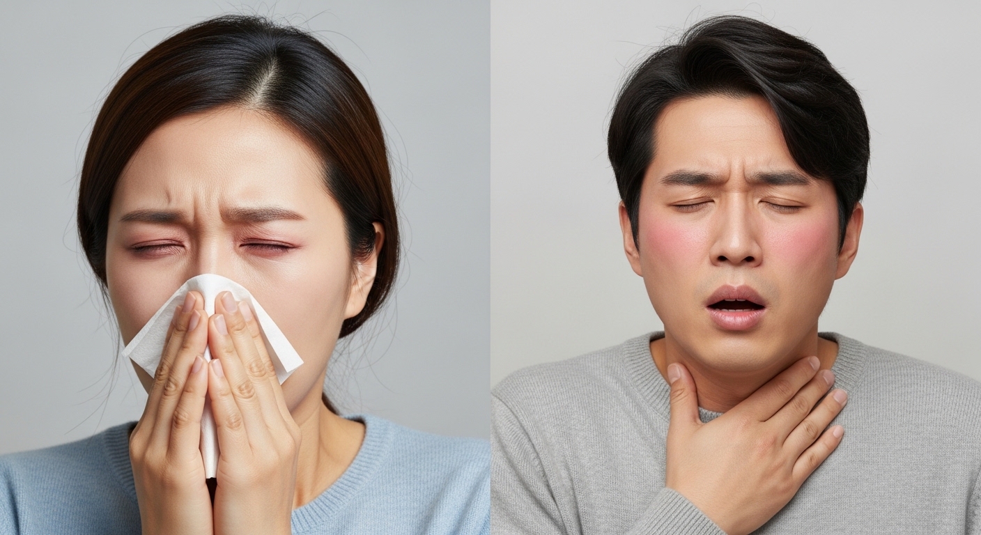 황사 알레르기 예방