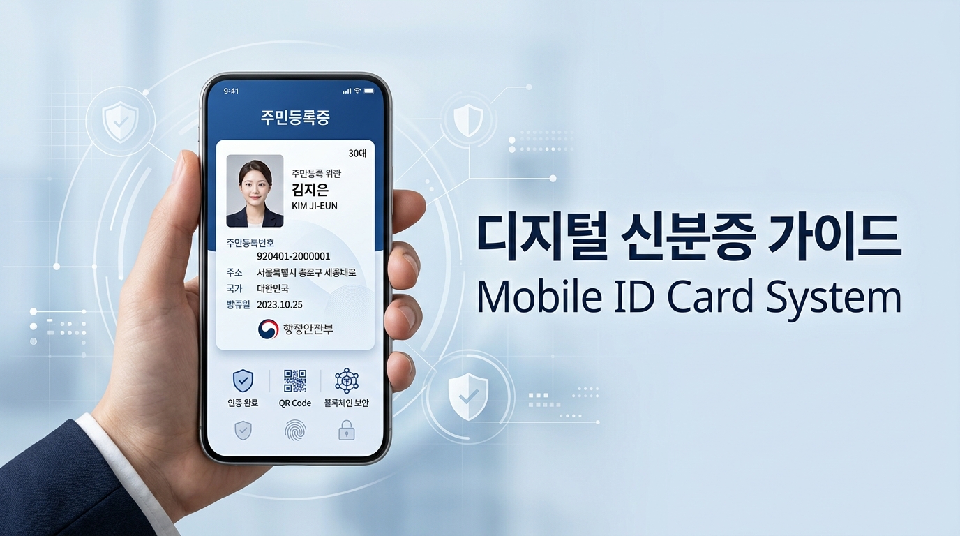 "종이 주민등록증 안 들고 다녀요" 전국 확대된 모바일 주민등록증 발급 방법과 주의점