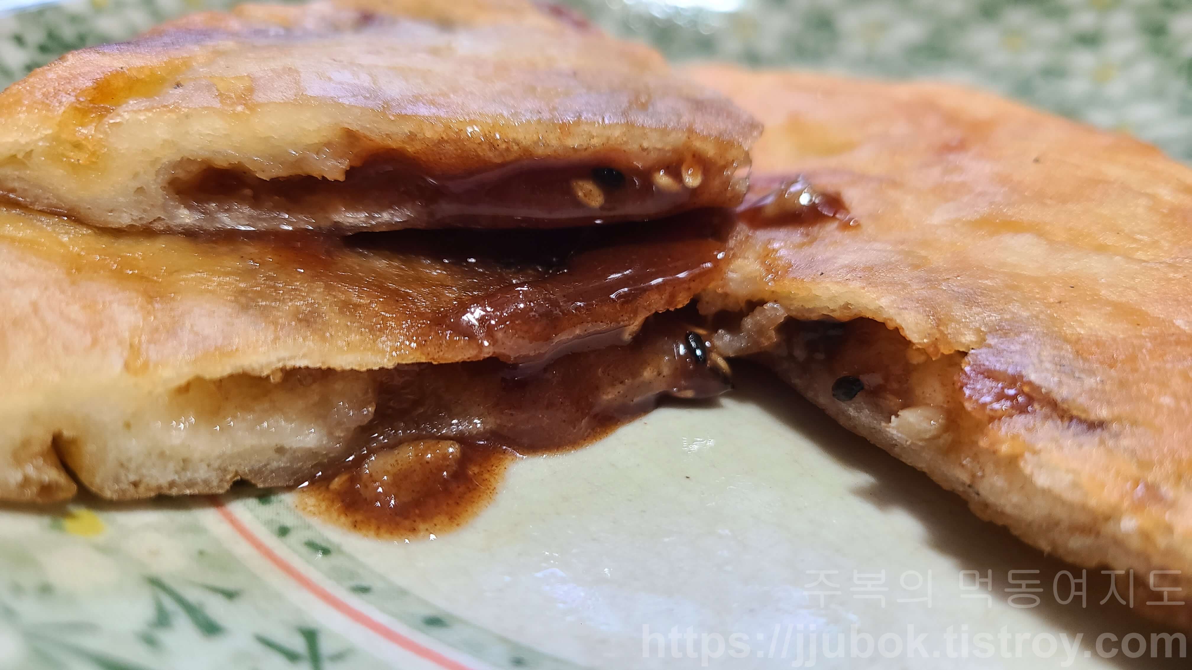 남대문-야채호떡-꿀호떡-맛