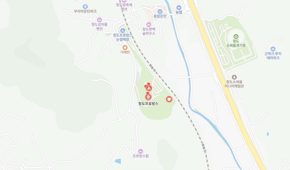 청도 프로방스 크리스마스 산타마을 빛축제