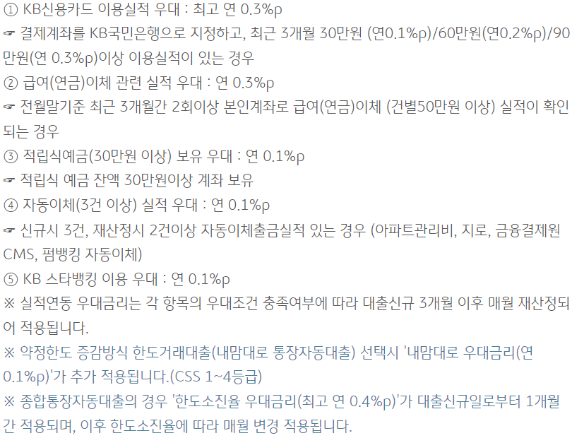 국민은행 주부대출