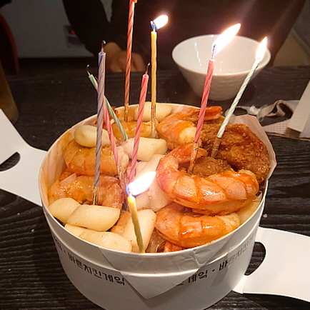 바른치킨 치킨케익