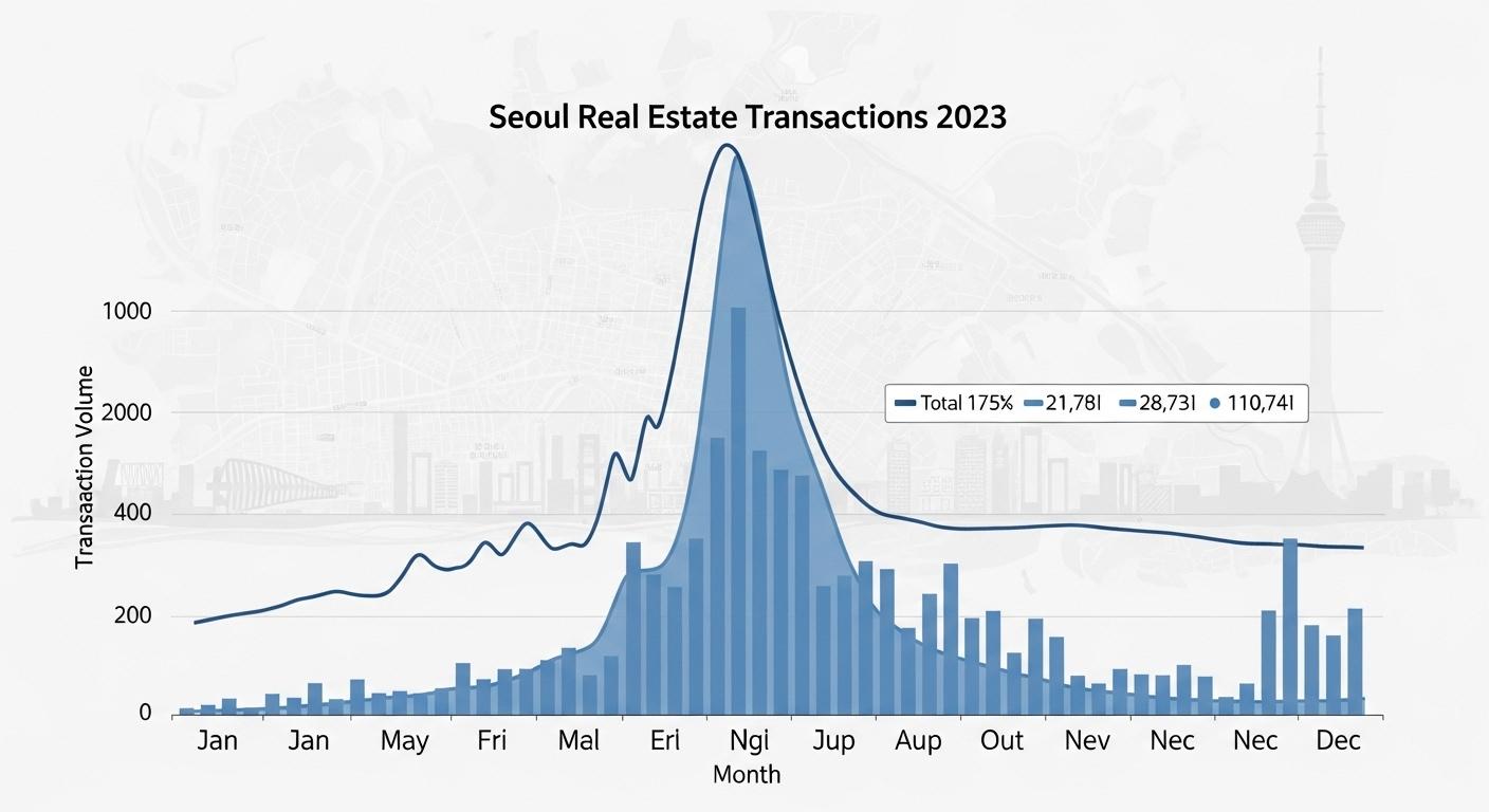 서울 부동산 거래량 조회