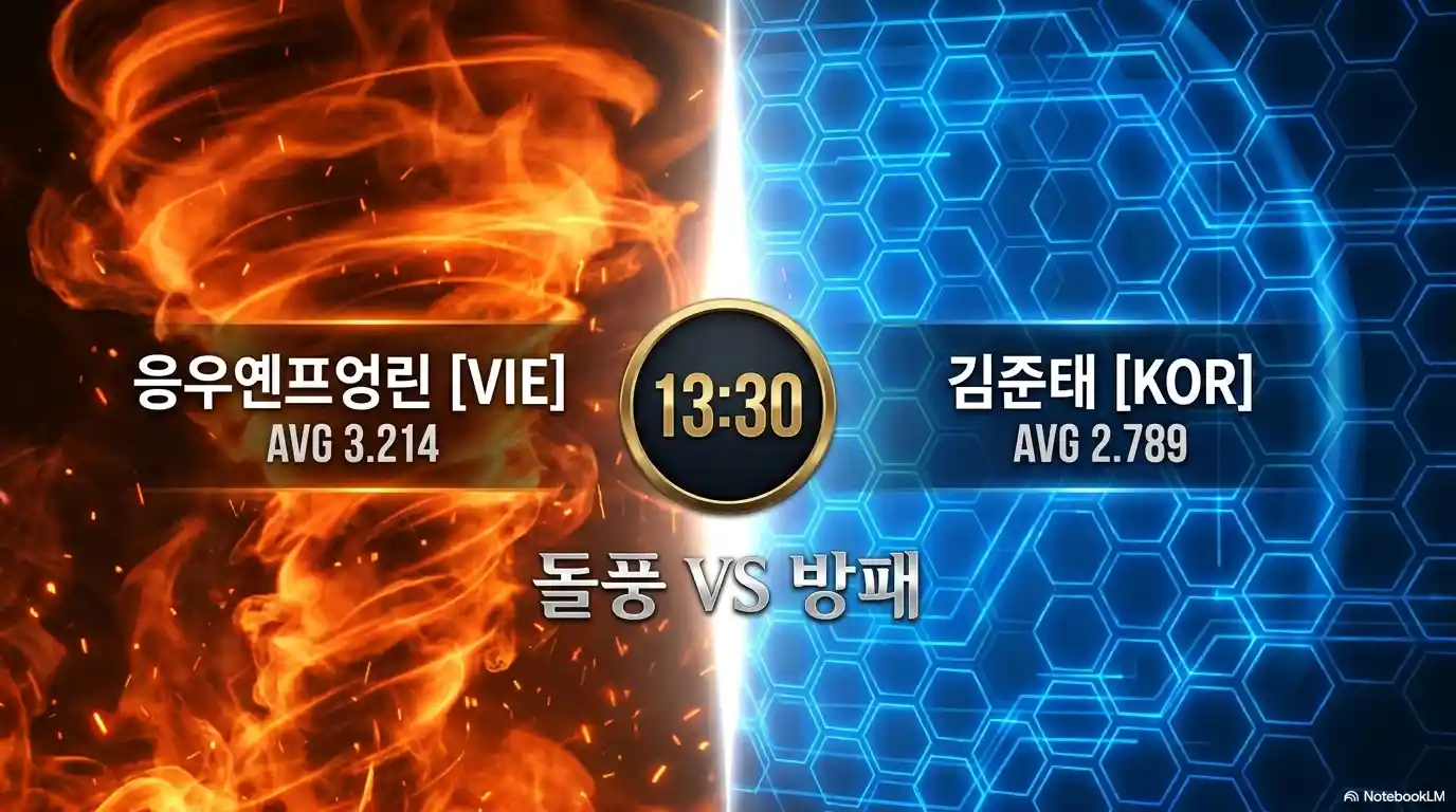PBA 투어 8강 주요 경기 응우옌프엉린 대 김준태