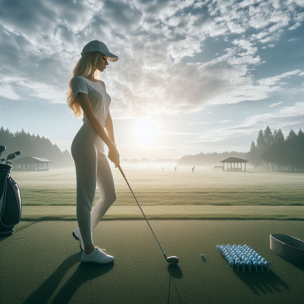 실외골프연습장 배경