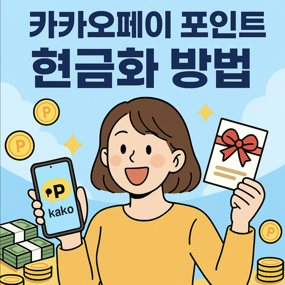 카카오포인트 현금화 방법