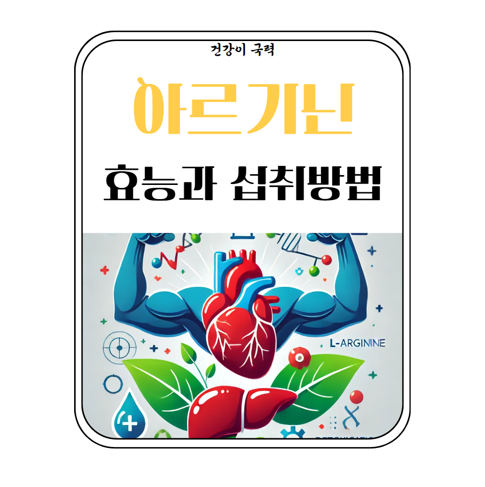 아르기닌 효능과 섭취방법