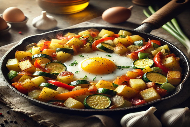 썸네일용 야채 해시 요리 이미지