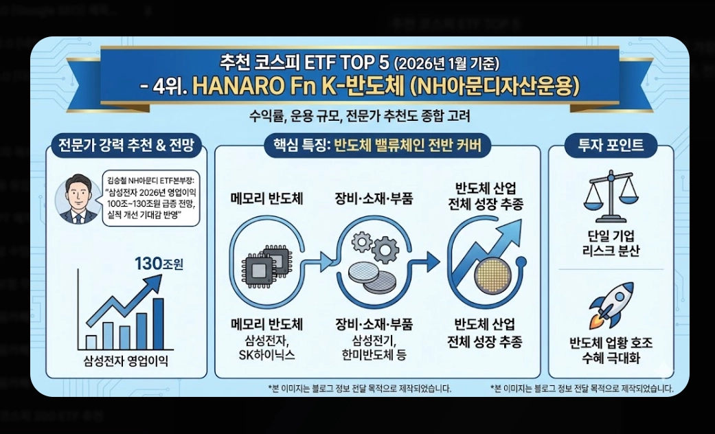 코스피 ETF 추천 TOP 5 [2026년 전망] 섹터별 유망 종목 및 투자 전략