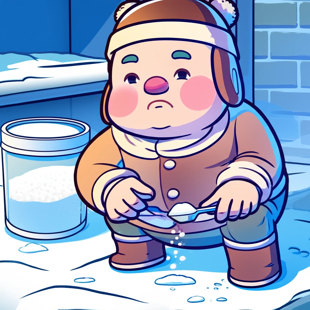 염화칼슘 순수 친환경 제설제 성분 비..