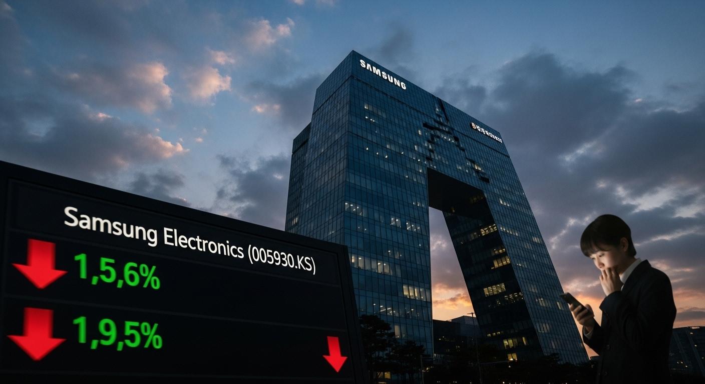 삼성전자 주가 하락 원인