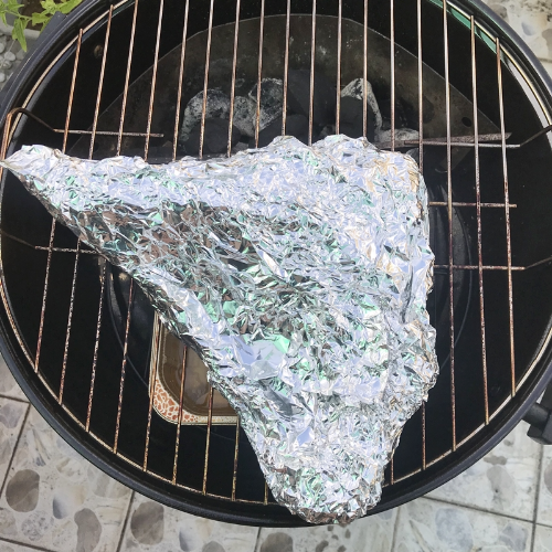 등갈비 바베큐 호일