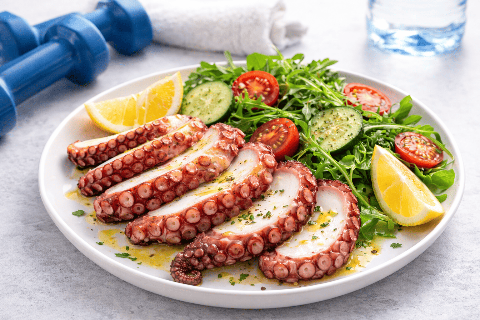 다이어트 식단 문어 (영양, 효능, 요리법)