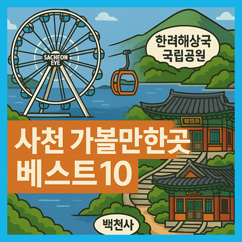 사천 가볼만한곳 베스트10