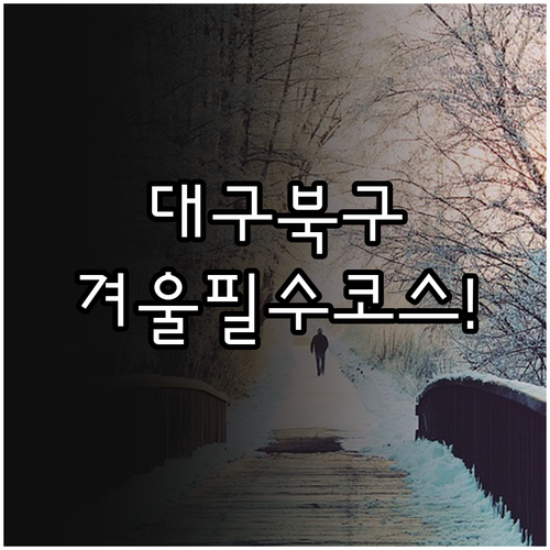 대구 북구 겨울 여행 명소 추천 빙상..