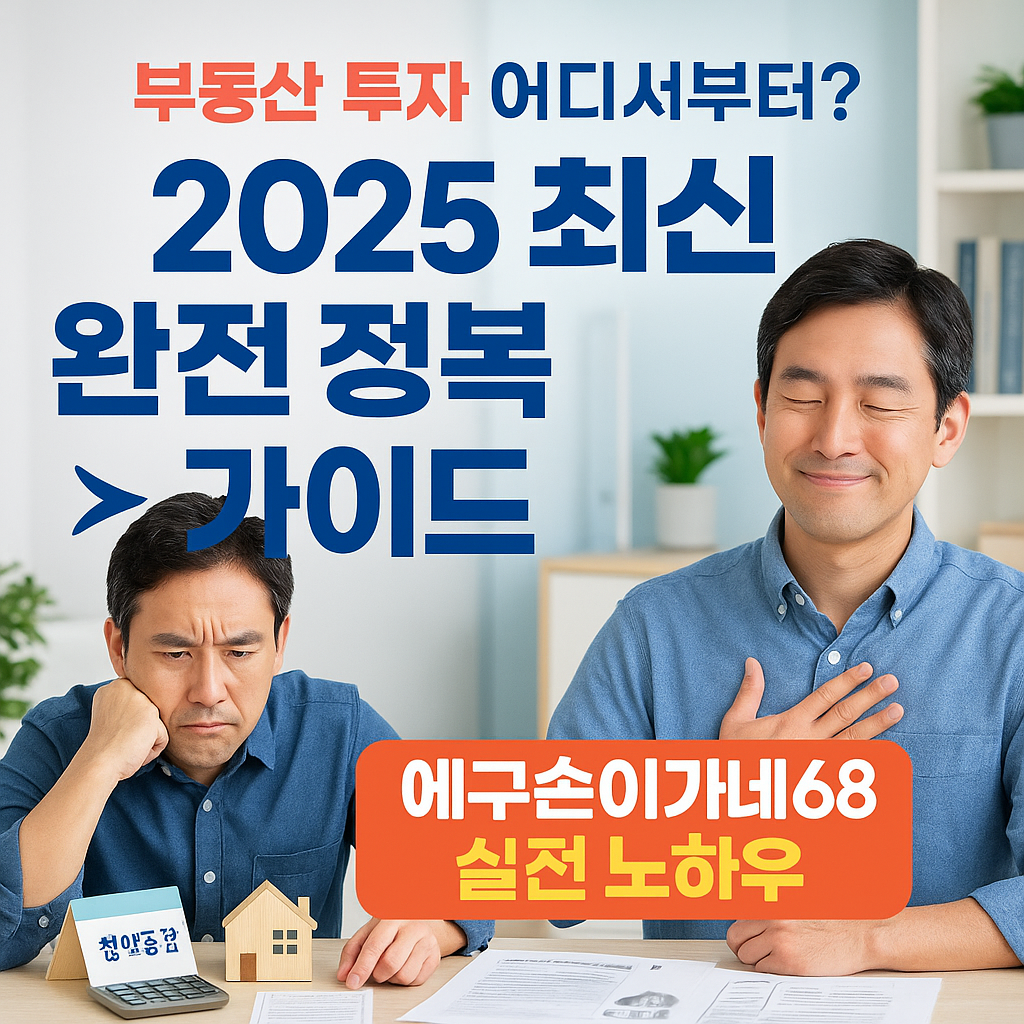 에구손이가네68 부동산 투자 시작 가이드