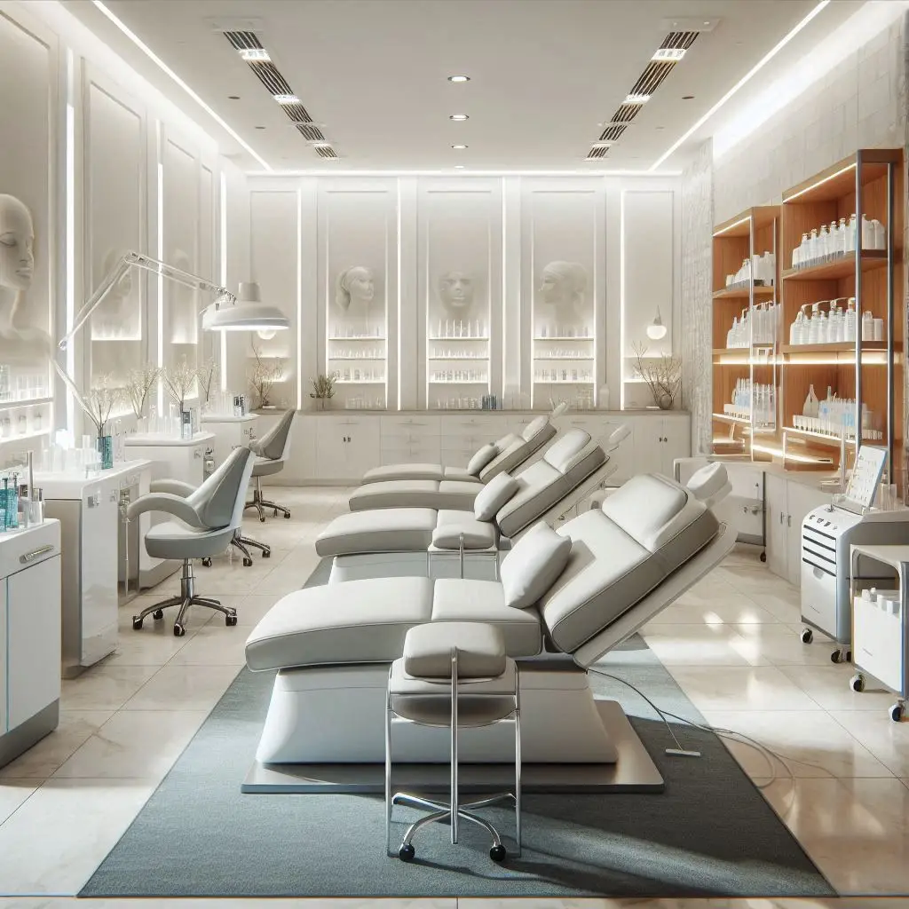 피부,체형관리 샵 배경