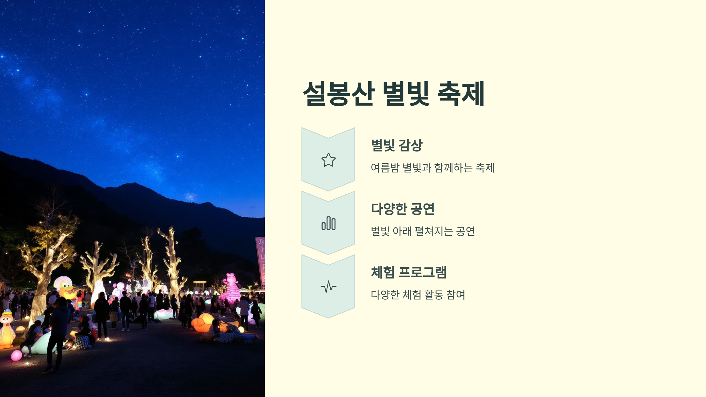 🎉이천의 9대 축제 : 이천도자기축제, 이천쌀문화축제, 산수유꽃축제, 이천평생학습축제, 이천체험문화축제, 햇사레 장호원복숭아축제, 이천인삼축제, 코스모스축제, 설봉산 별빛 축제!