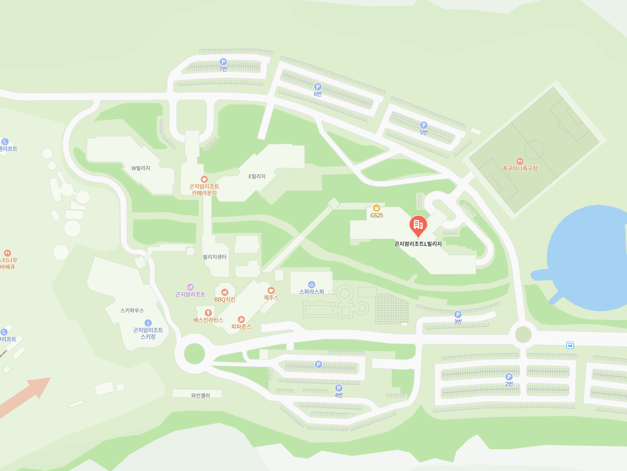 곤지암리조트 L빌리지 위치