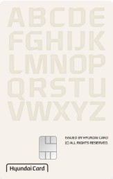 현대카드 M CHECK-경차전용카드 실물이미지