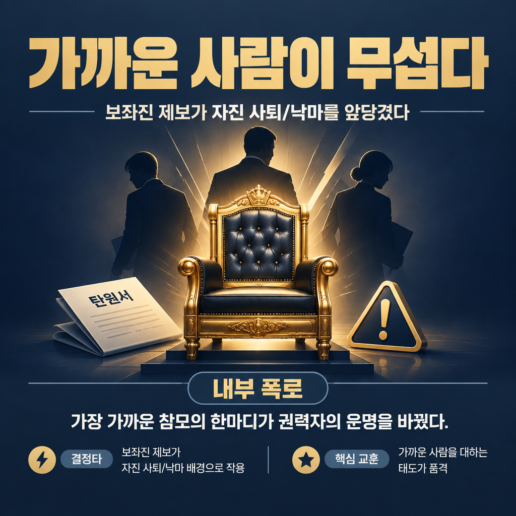 가까운 사람이 무섭다