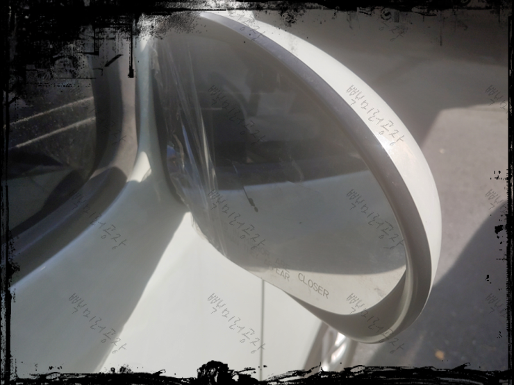 닛산 큐브 사이드미러 파손, 접이 고장, 사이드미러 덜렁거림 수리 전 상태